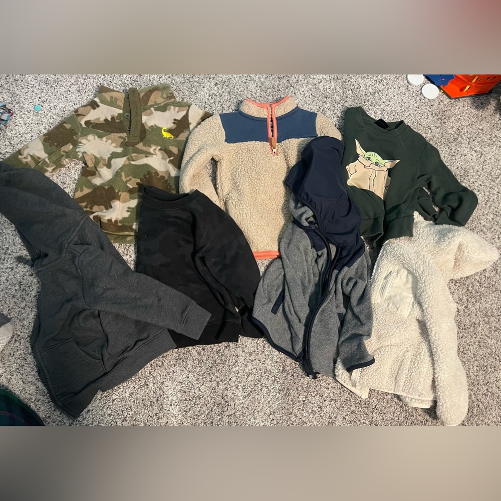 Assorted Kids' Sweaters and Hoodies boys 2T bundle